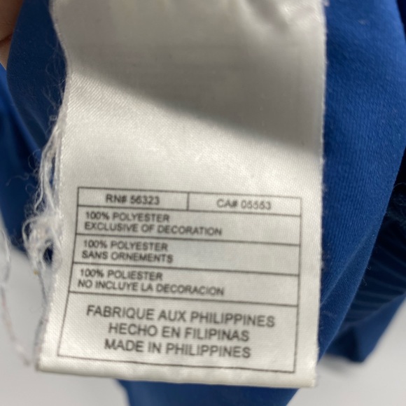 NIKE Golf Mens BLUE Quarter 1/4 Zip Jacket XL Pullover Windbreaker Wind Jacket L - Picture 4 of 6